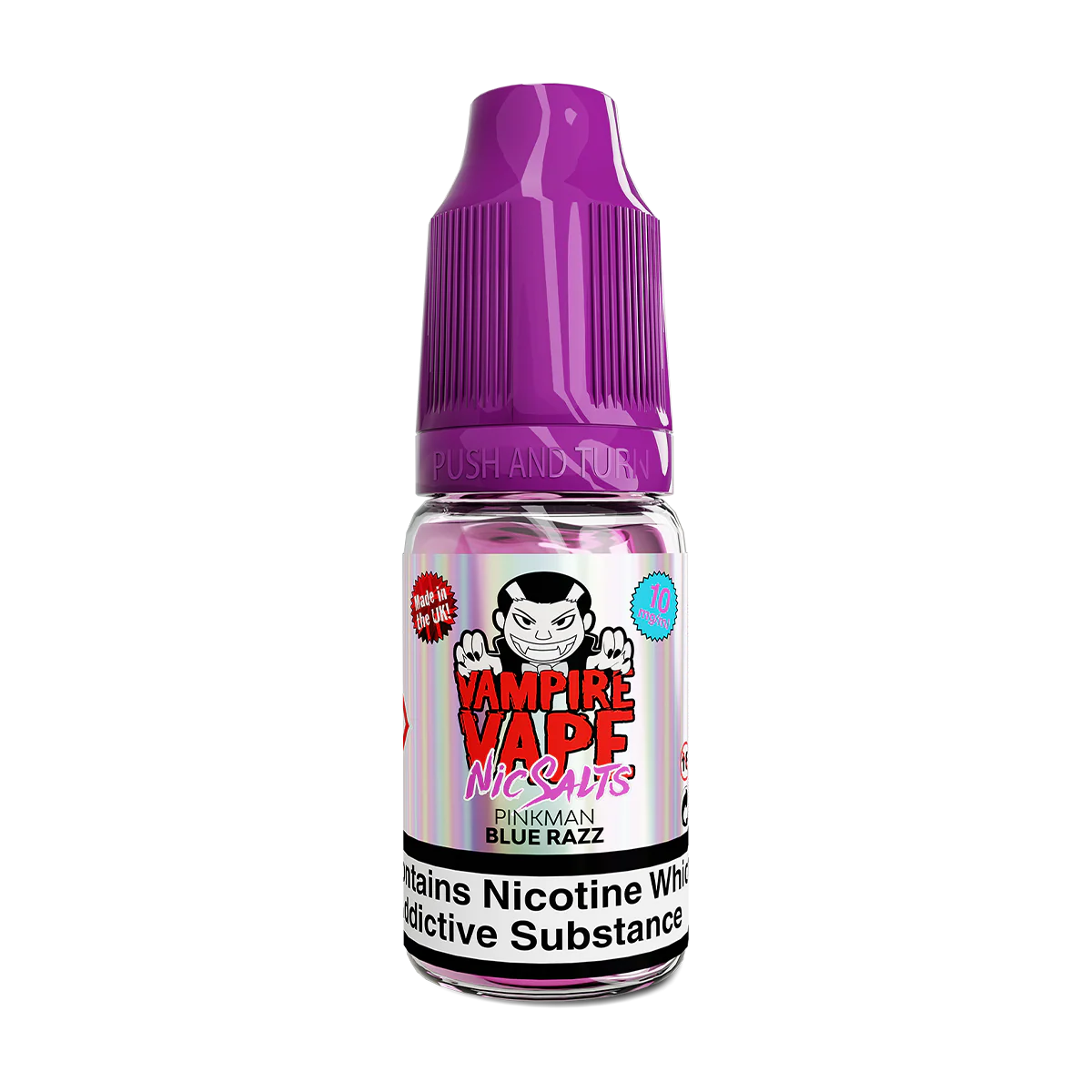 Pinkman Blue Razz Nic Salt by Vampire Vape 10ml