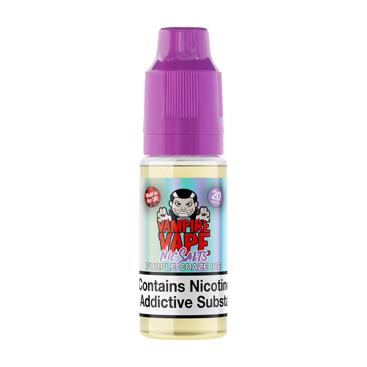 Purple Craze Ice Nic Salt By Vampire Vape 10ml