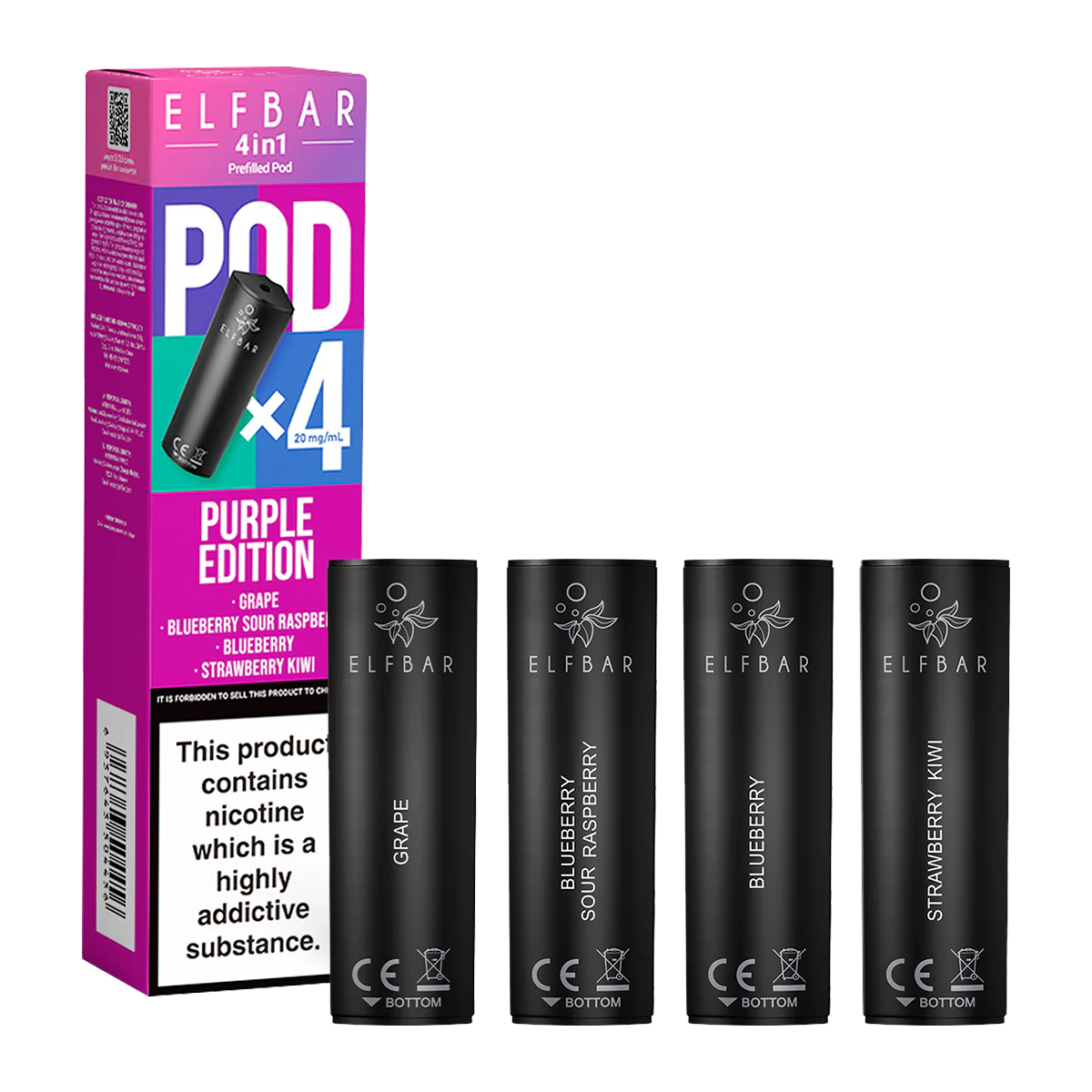 Purple Edition Elfbar 4in1 Pods