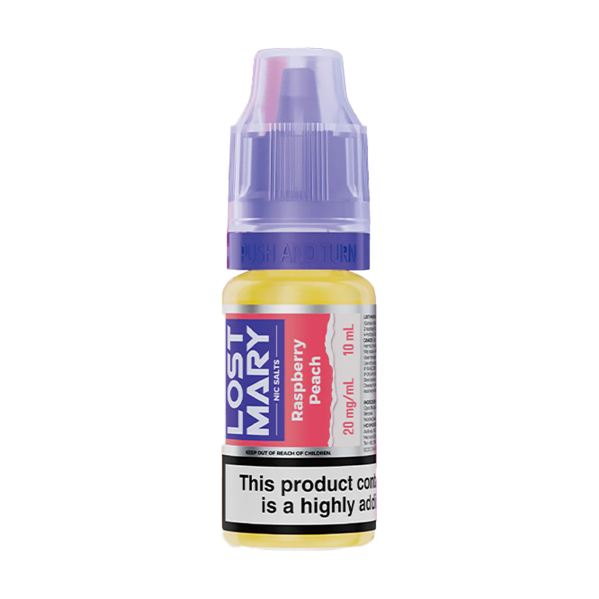 Raspberry Peach Lost Mary Nic Salt