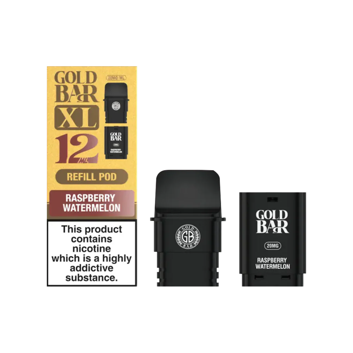 Raspberry Watermelon Gold Bar XL Refill Pack