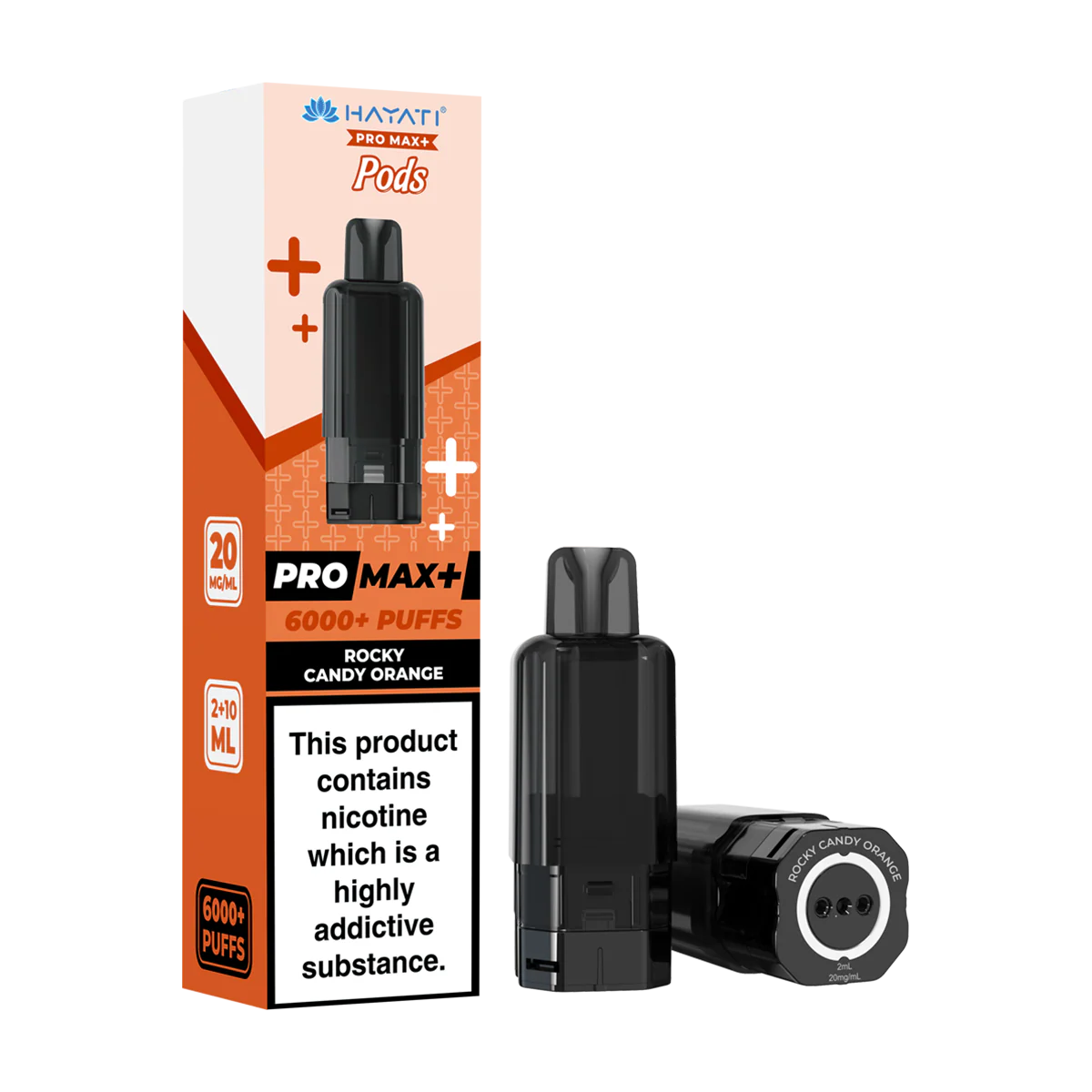 Rocky Candy Orange Hayati Pro Max+ Refill Pack