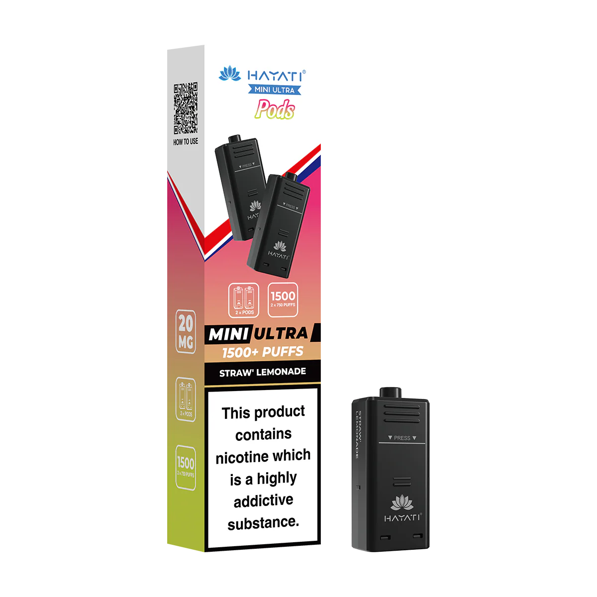 Straw' Lemonade Hayati Mini Ultra Refill Pack