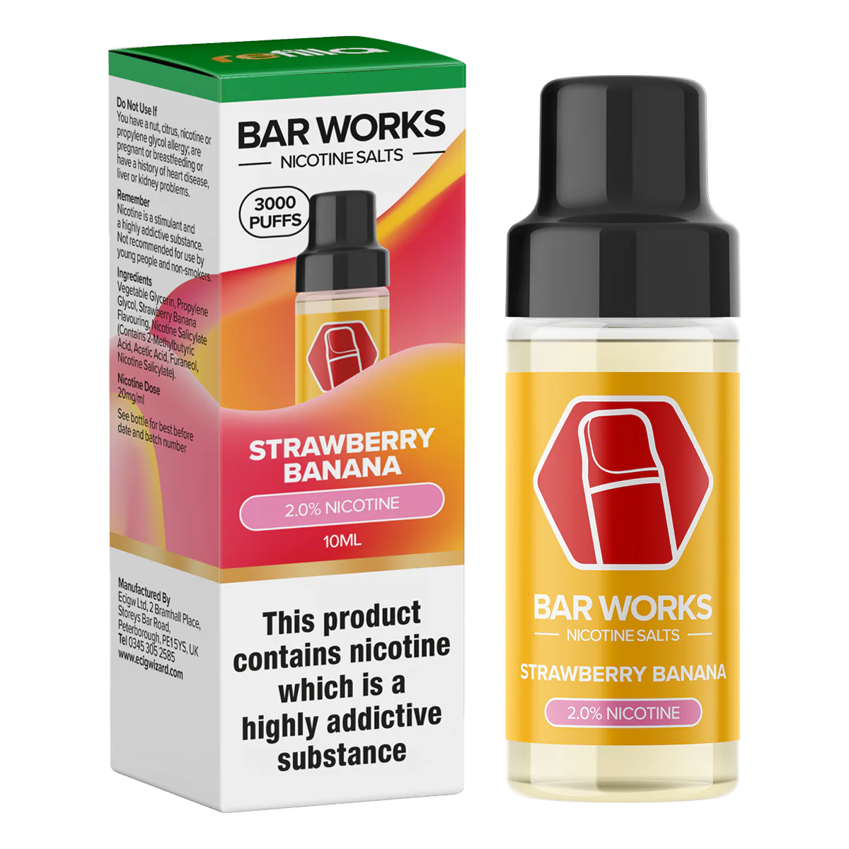 Strawberry Banana Nic Salt Refilla - Image 2