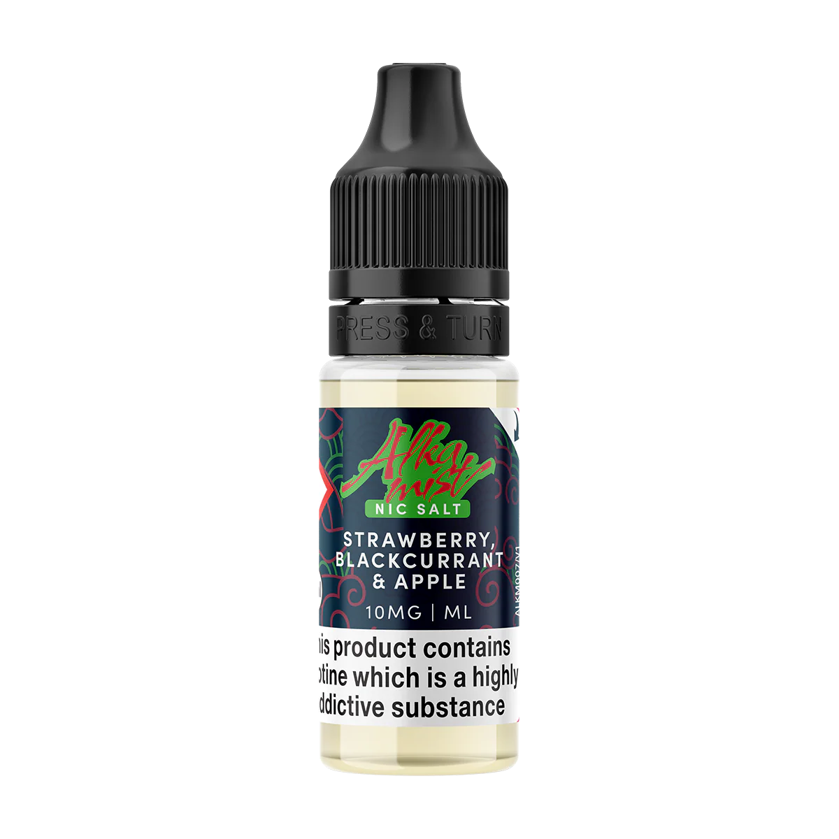 Strawberry, Blackcurrant & Apple Nic Salt by Alka Mist 10ml