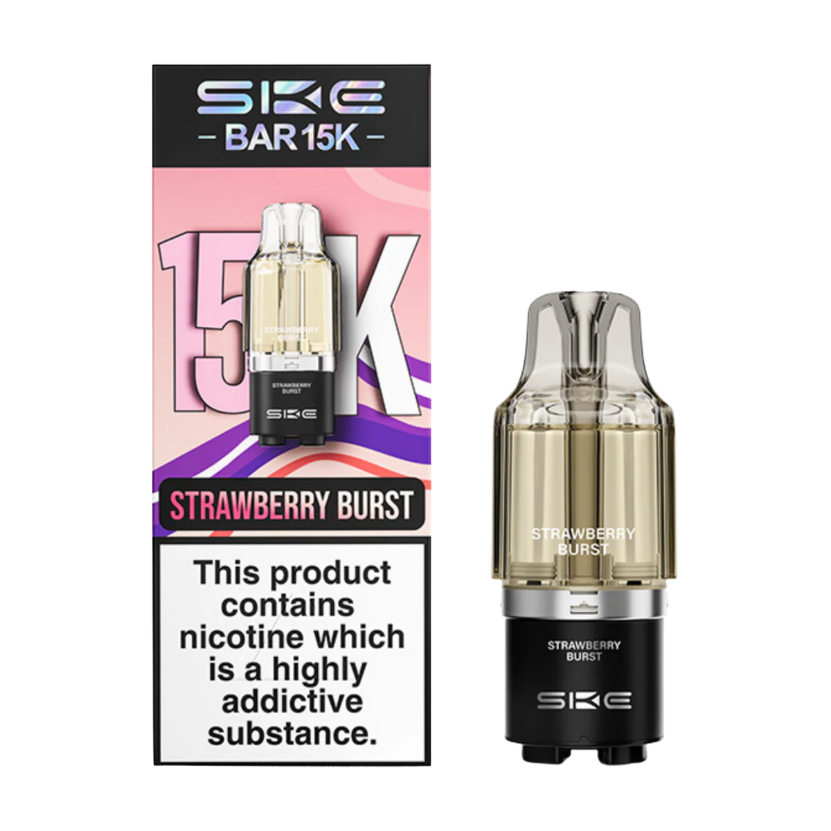 Strawberry Burst SKE Bar 15K Refill Pack