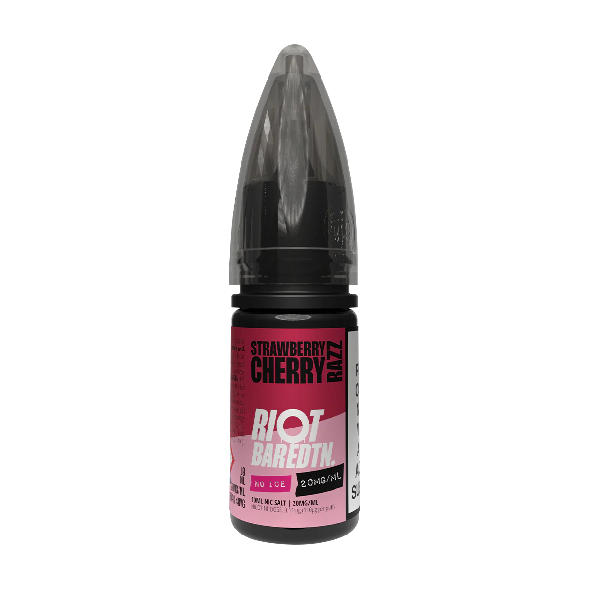 Strawberry Cherry Razz Riot Bar EDTN Nic Salt 10ml