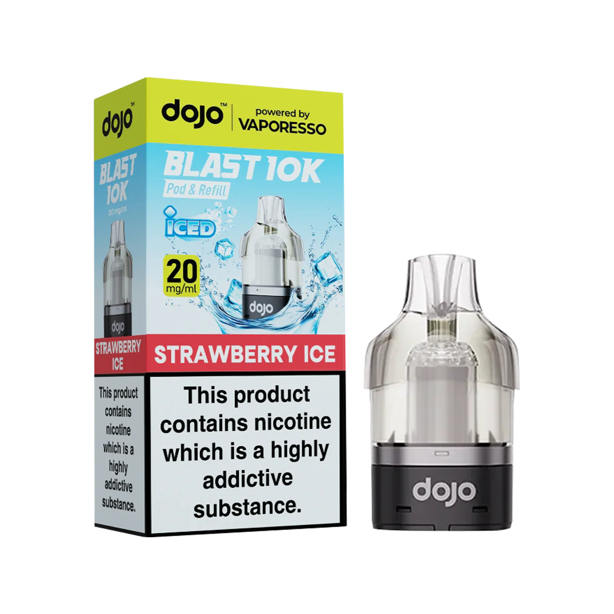 Strawberry Ice Dojo Blast 10K Refill Pack