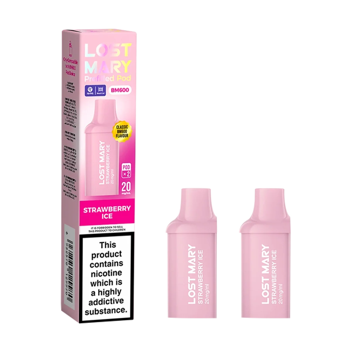 Strawberry Ice Lost Mary BM600 Pods