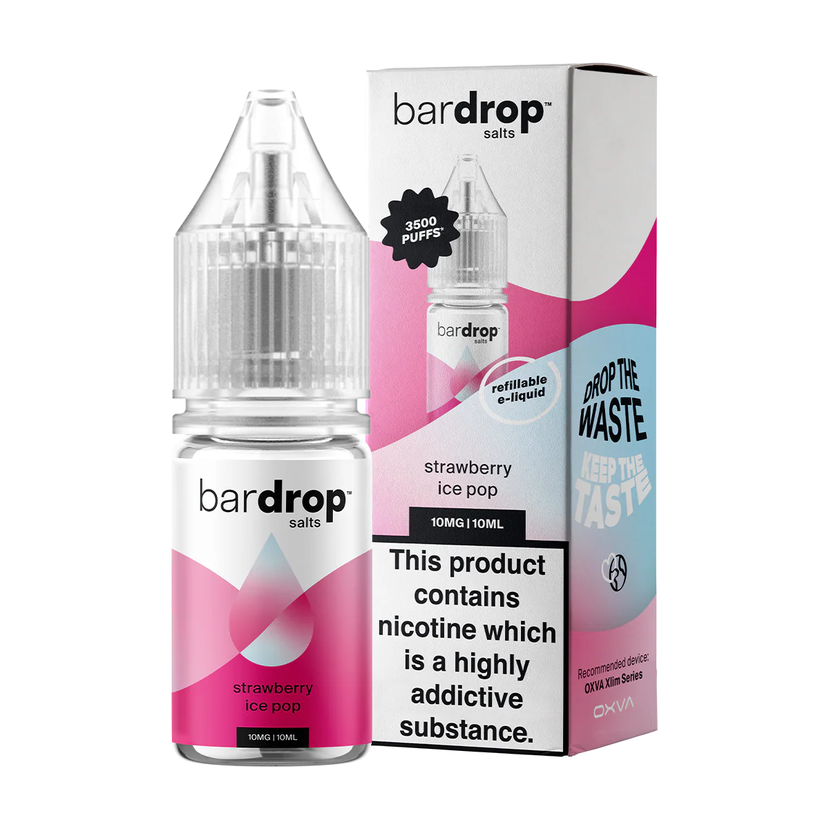 Strawberry Ice Pop Nic Salt by Bar Drop
