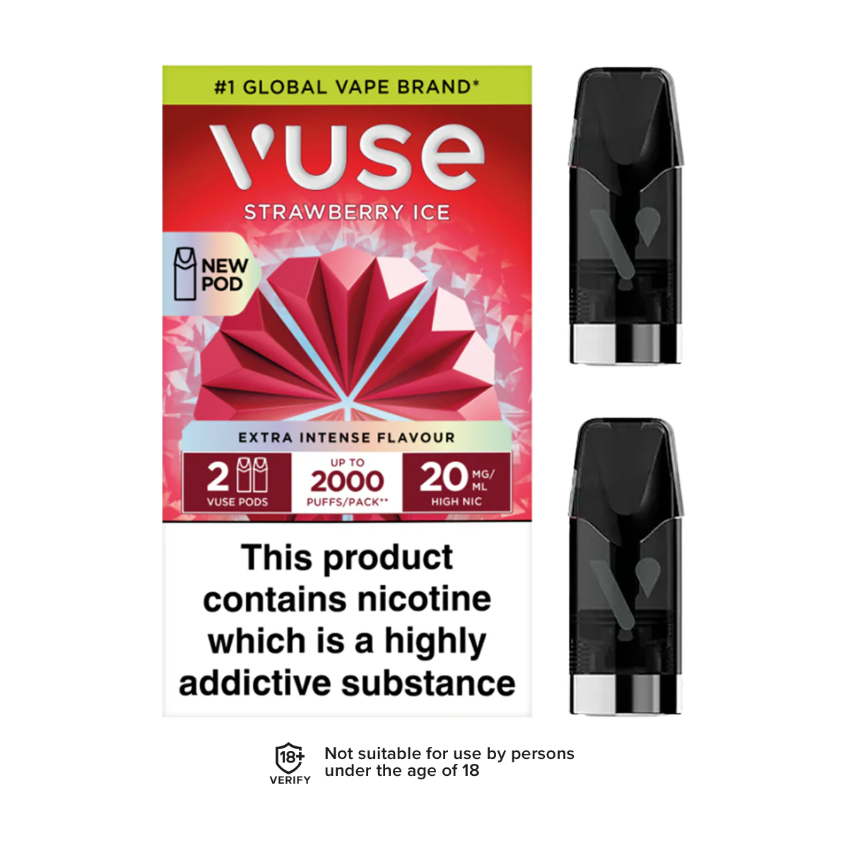 Strawberry Ice Vuse Pro Pods