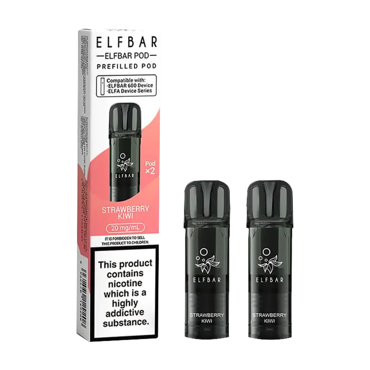 Strawberry Kiwi Elfbar 600 Pods