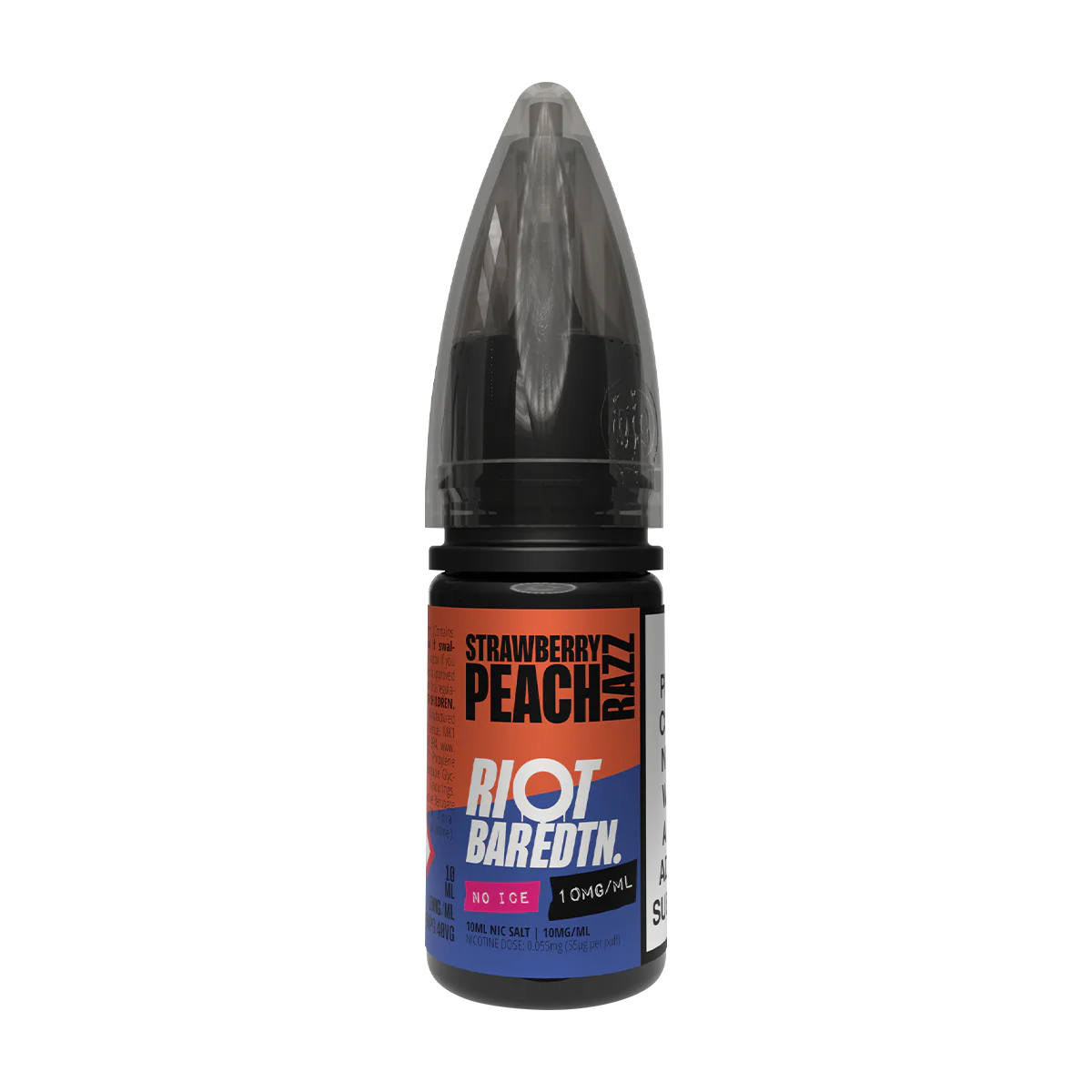 Strawberry Peach Razz Riot Bar EDTN Nic Salt 10ml