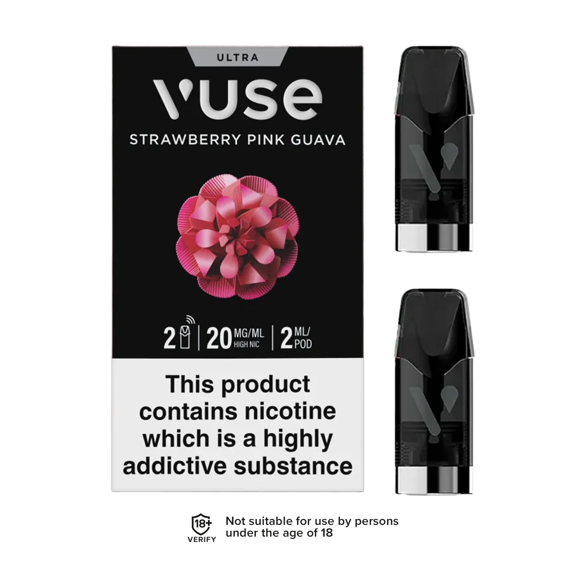 Strawberry Pink Guava Vuse Ultra Smart Pod