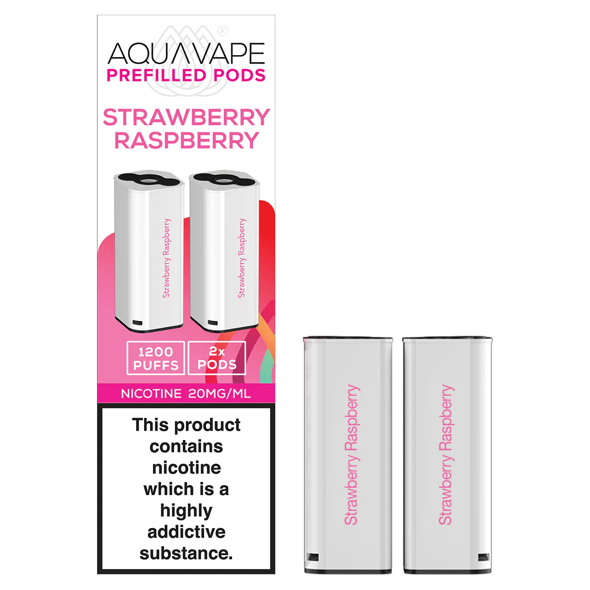 Strawberry Raspberry Aquavape 2in1 Pods