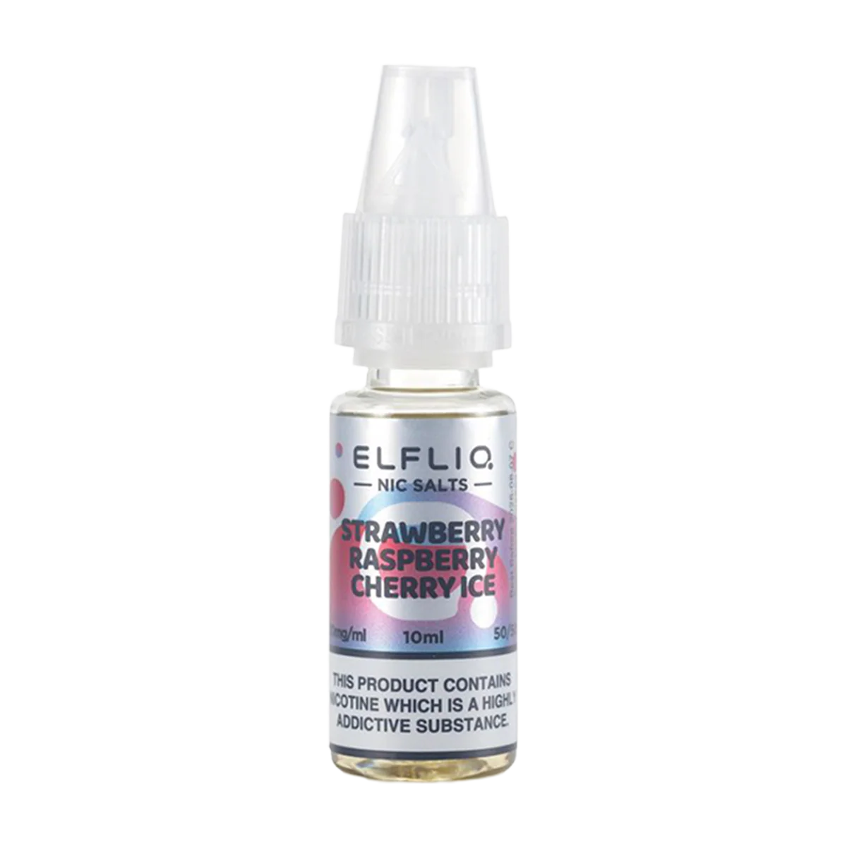 Strawberry Raspberry Cherry lce Elfliq Nic Salt by Elfbar - 10ml