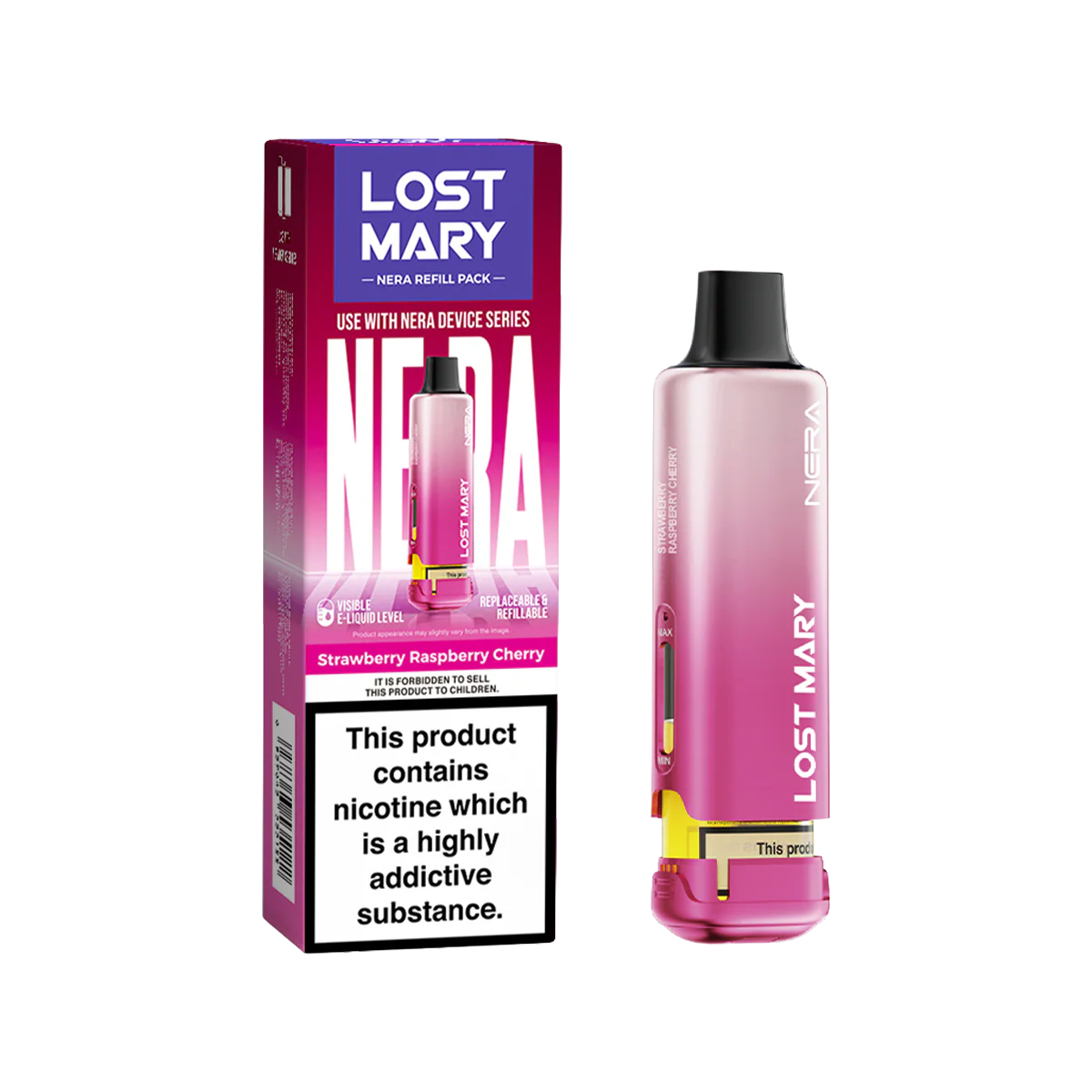 Strawberry Raspberry Cherry Lost Mary NERA15K Refill Pack