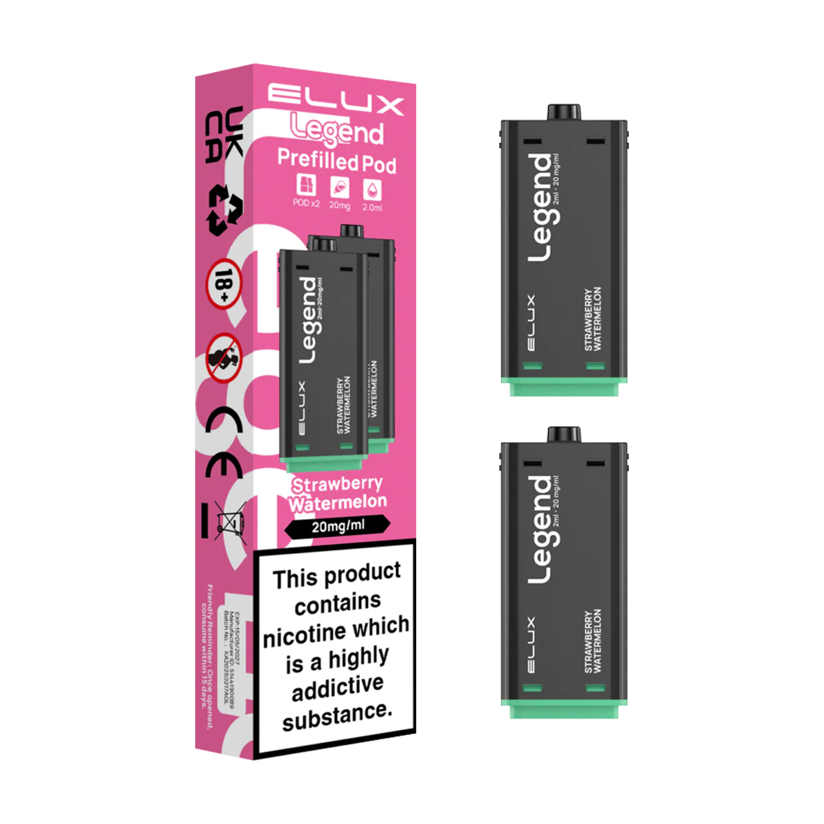 Strawberry Watermelon Elux Legend 1500 Pods