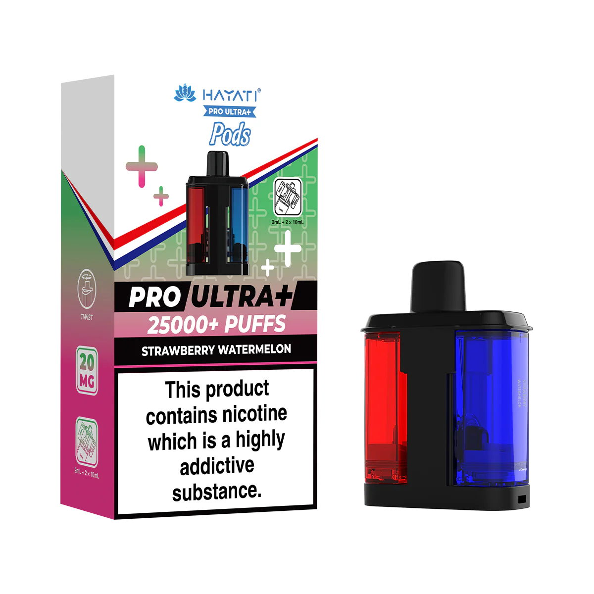 Strawberry Watermelon Hayati Pro Ultra Plus Refill Pack