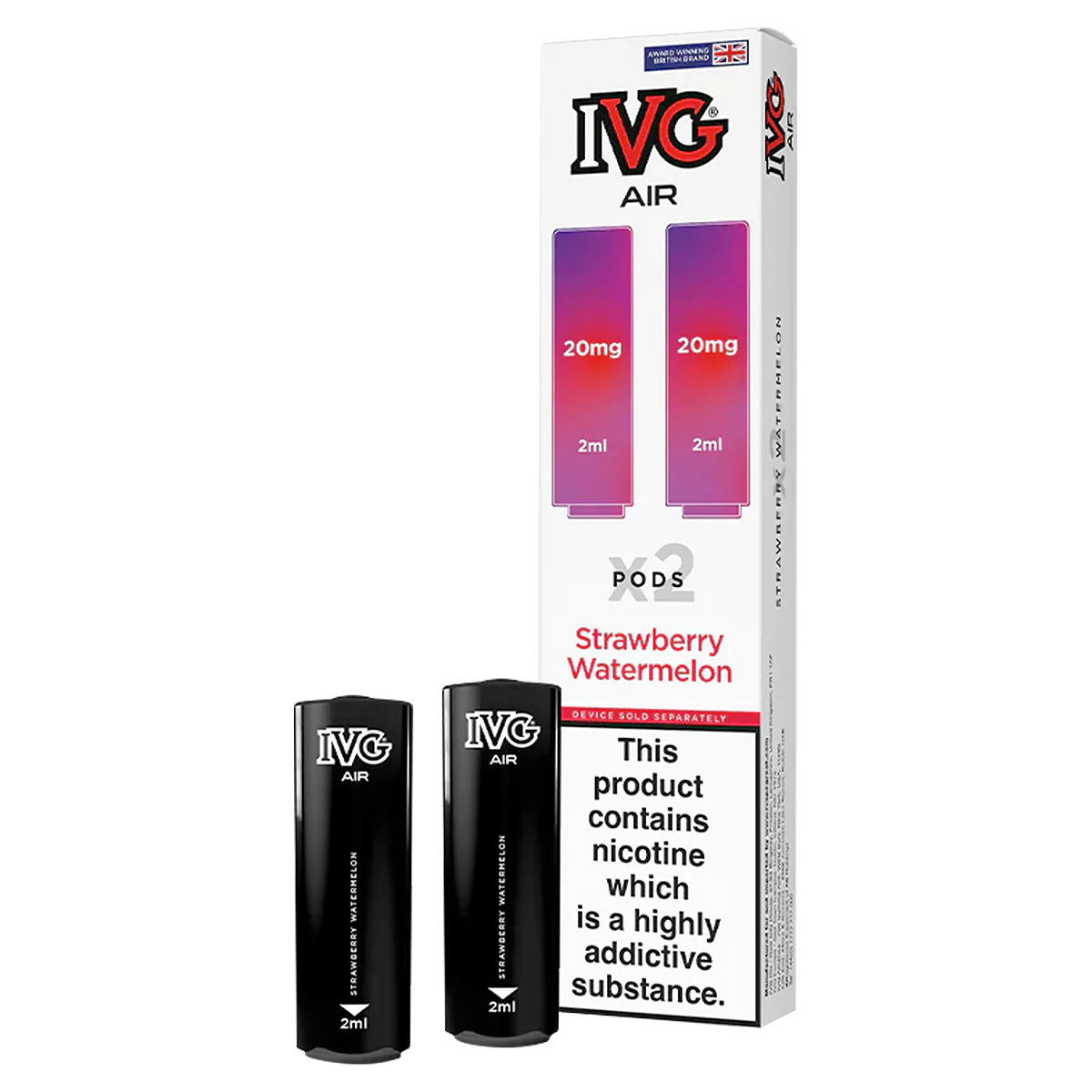 Strawberry Watermelon IVG Air Replacement Pods