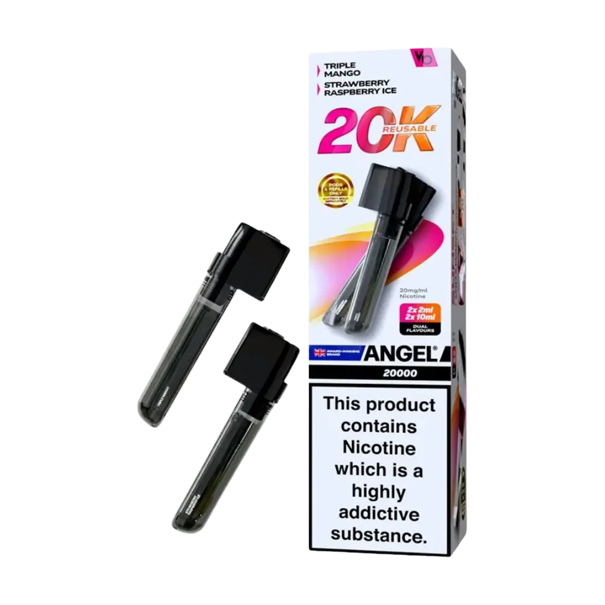 Sunset Edition Vapes Bars Angel 20k Refill Pack