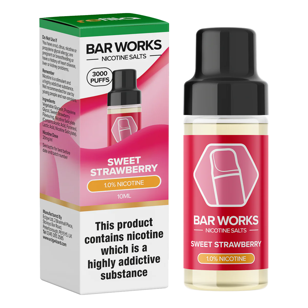 Sweet Strawberry Nic Salt by Refilla