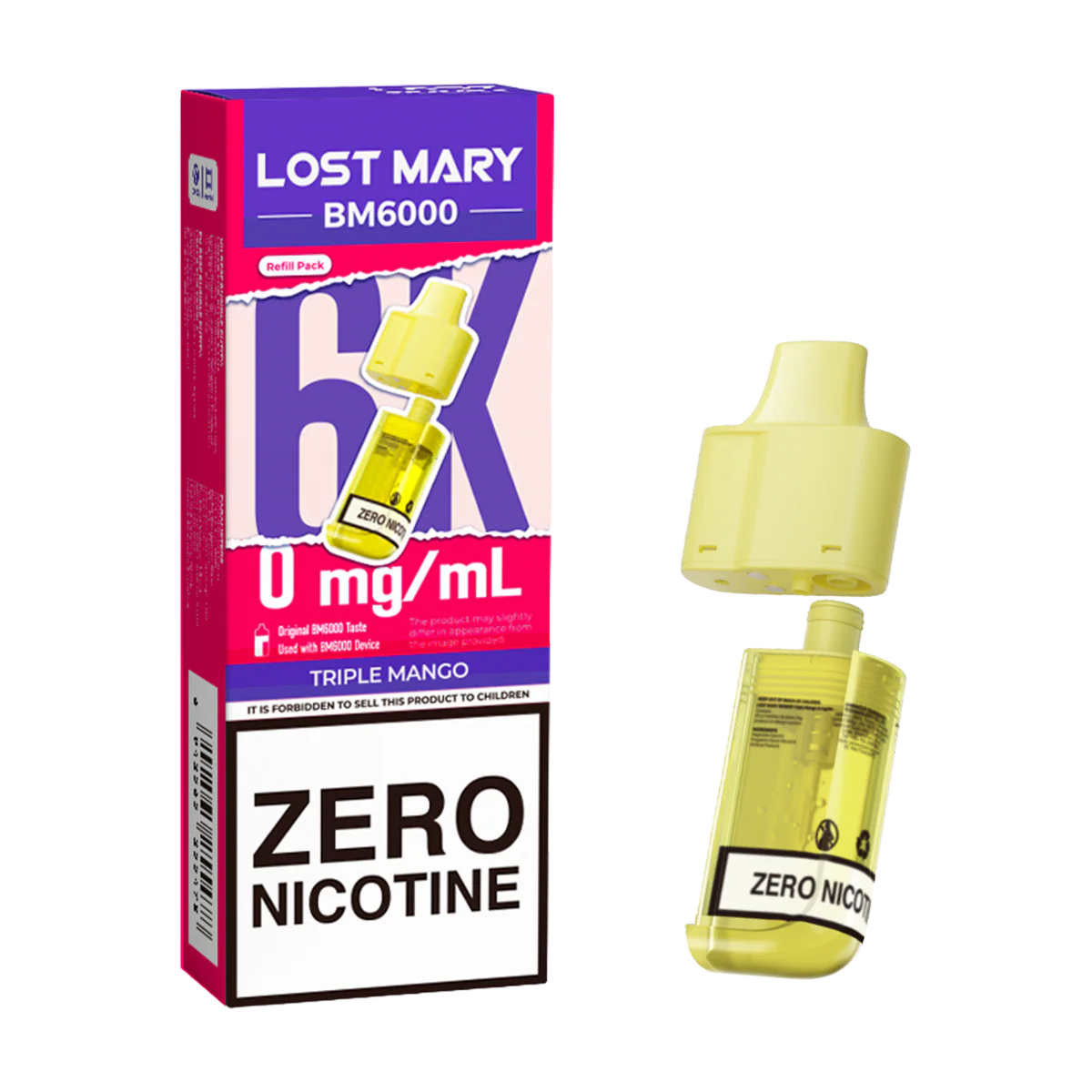 Triple Mango Lost Mary BM6000 Refill Pack - Image 3