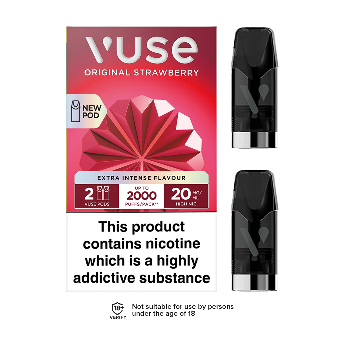 Vuse Pro Pods vPro Original Strawberry