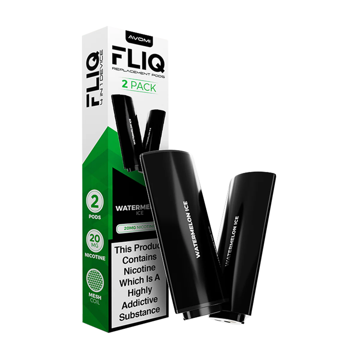 Watermelon Ice Avomi Fliq 4in1 Pods