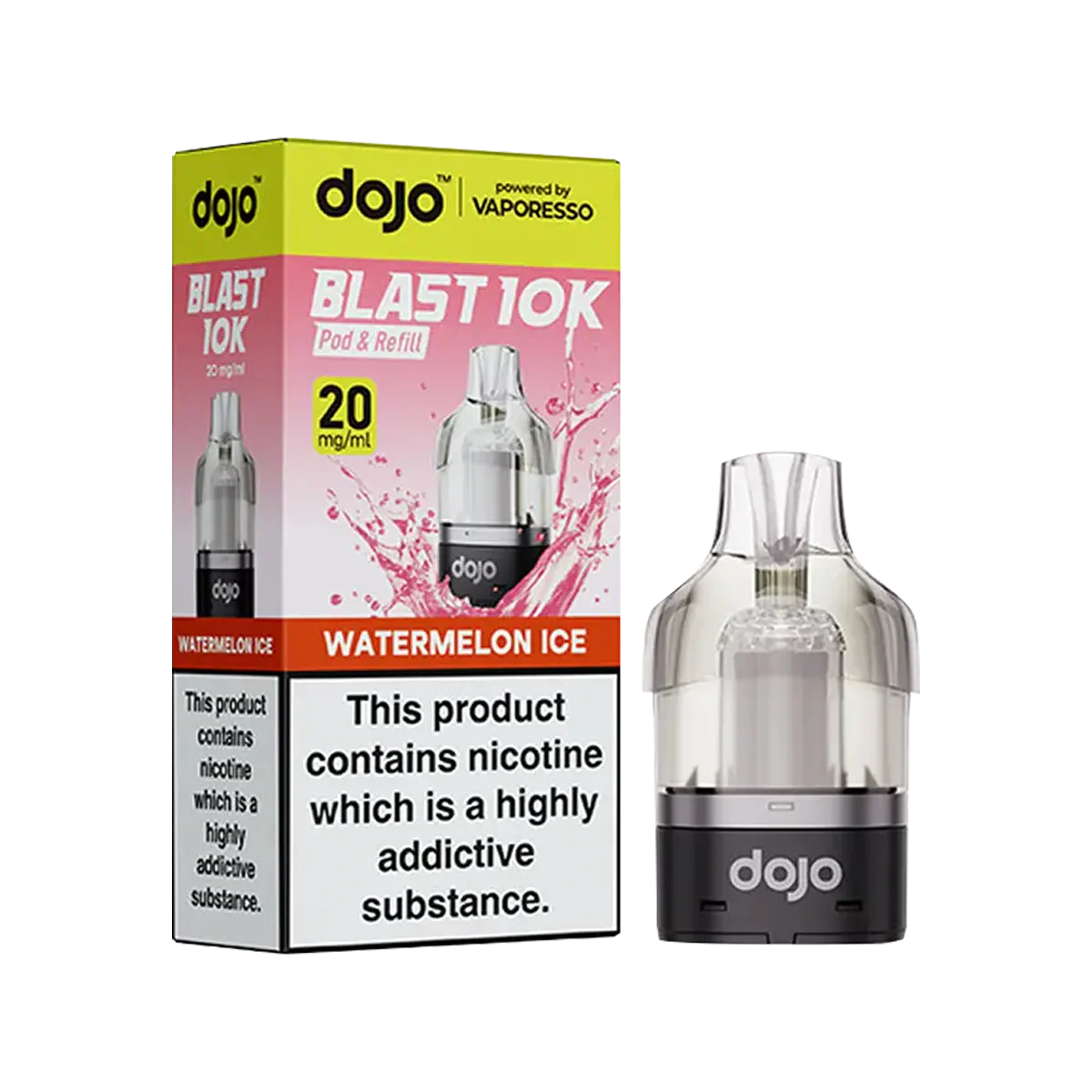 Watermelon Ice Dojo Blast 10K Refill Pack
