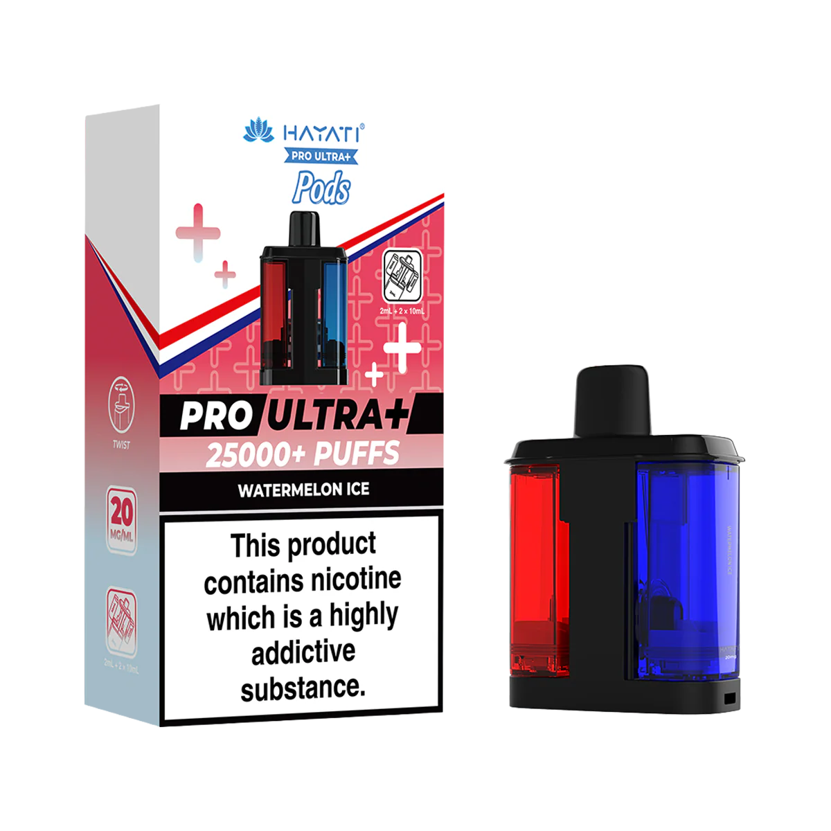 Watermelon Ice Hayati Pro Ultra Plus Refill Pack