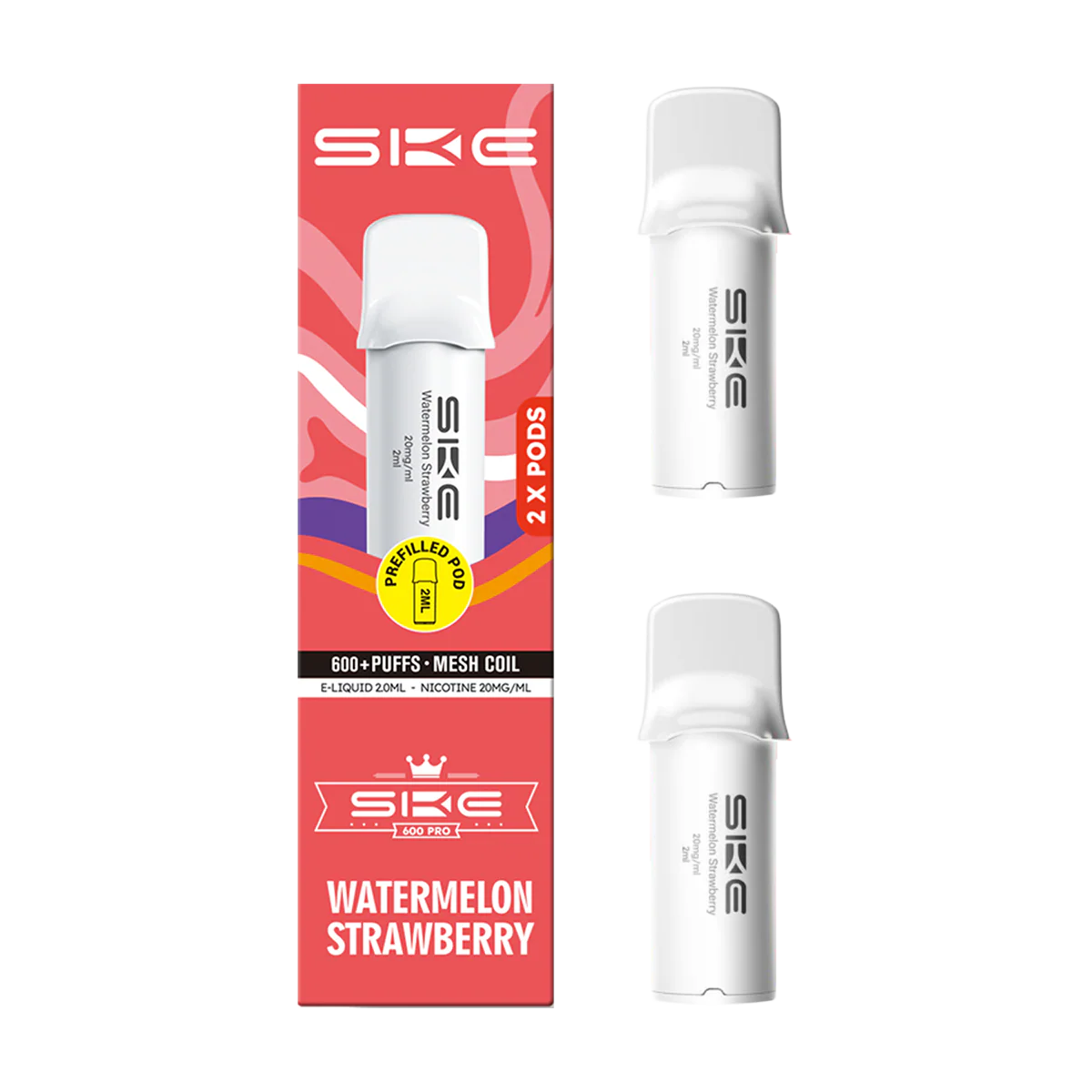 Watermelon Strawberry SKE 600 Pro Pods