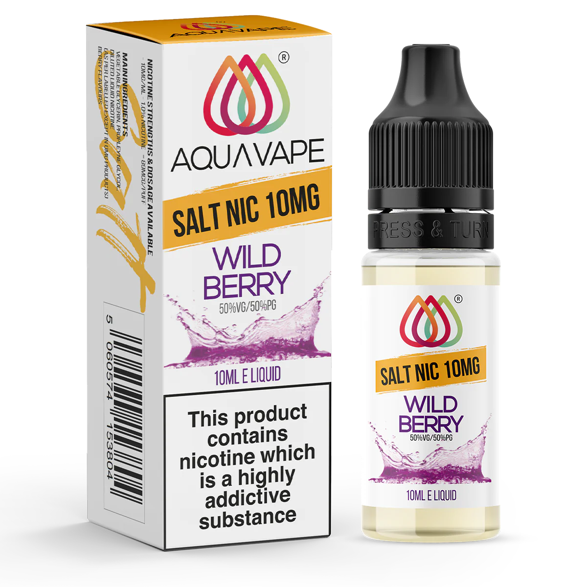 Wild Berry Nic Salt by Aquavape 10ml